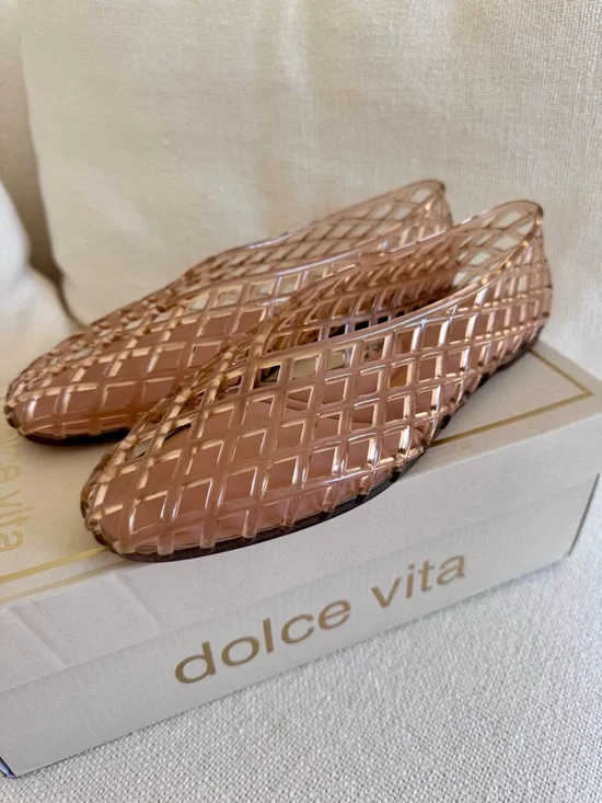 Dolce Vita Jam Mocha Jelly Flats - Picture 2 of 10